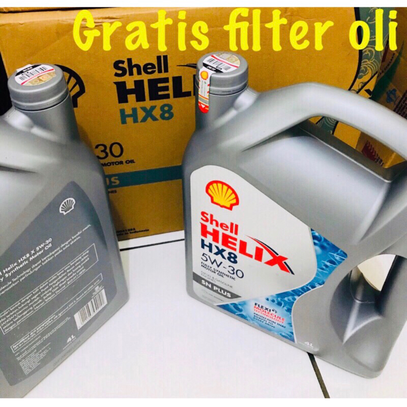 Jual Oli Mesin Shell Helix Hx W Liter Gratis Filter Oli