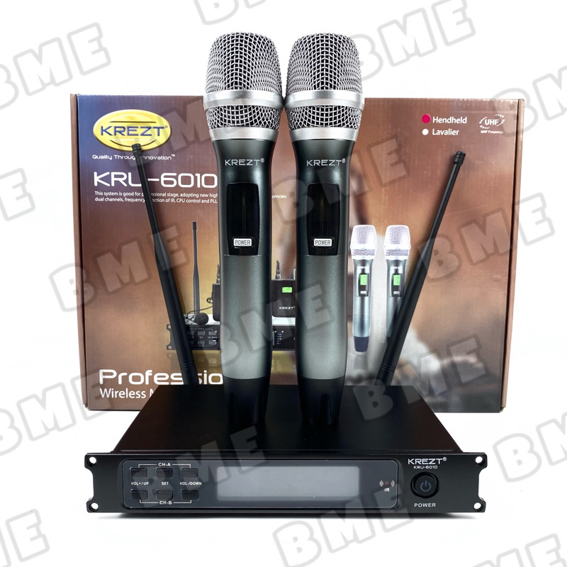 Jual Mic Wireless Krezt Kru Kru Original Handheld Shopee