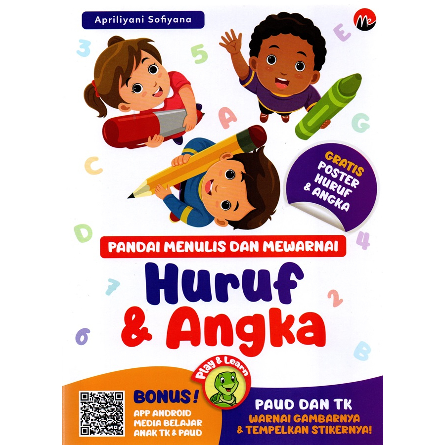 Jual BUKU PANDAI MENULIS DAN MEWARNAI HURUF ANGKA Shopee Indonesia