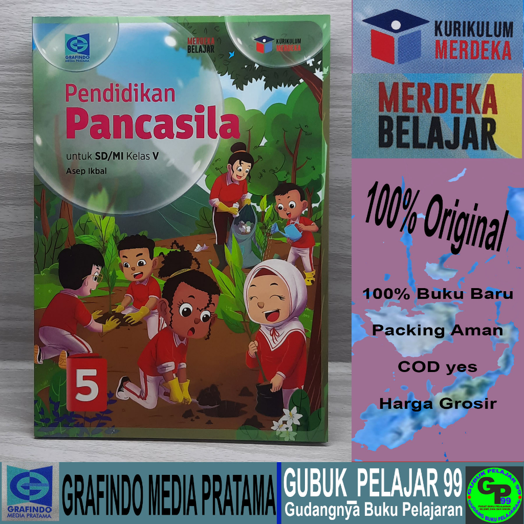 Jual Buku Paket Siswa Pendidikan Pancasila Kelas Sd Mi Kurikulum