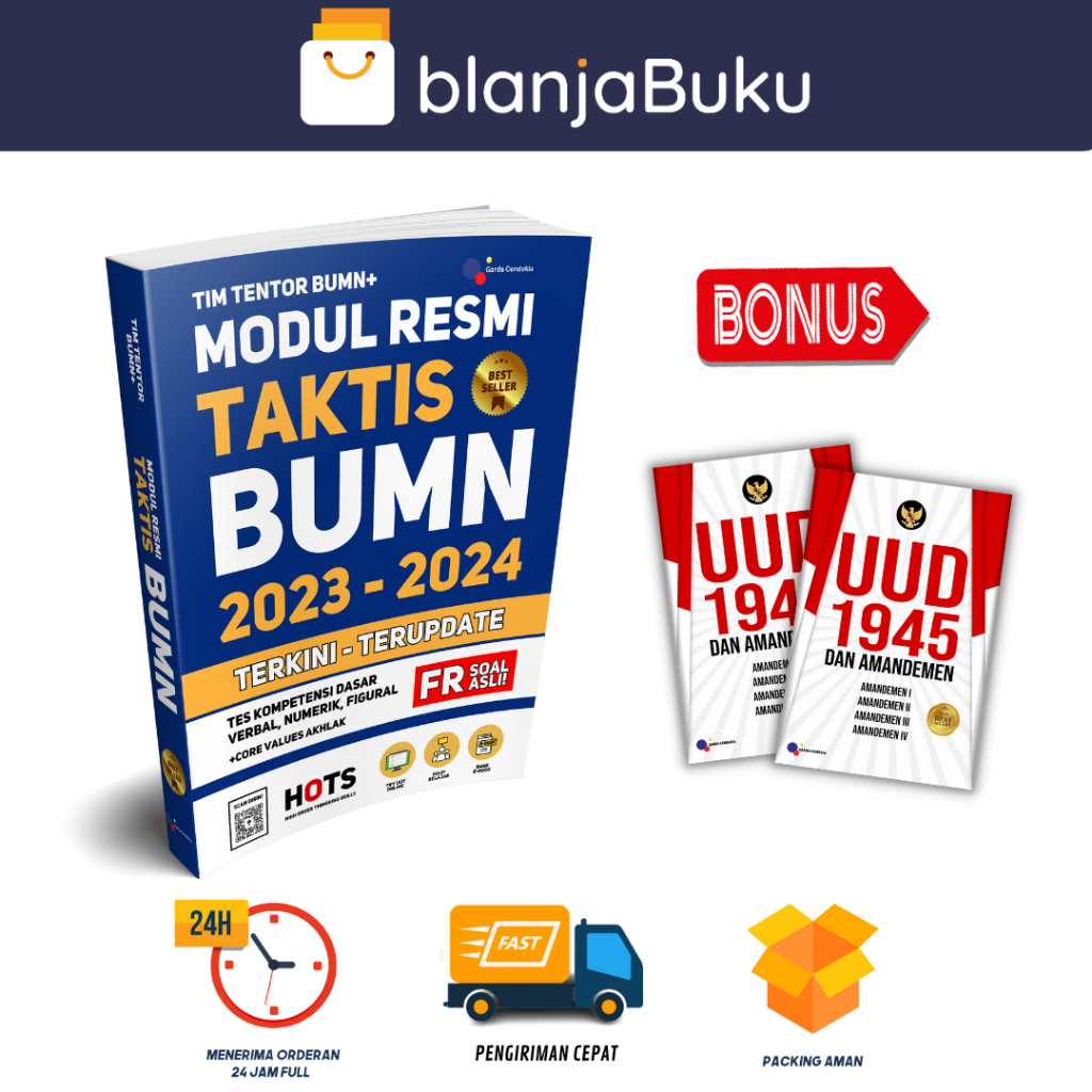 Jual Buku Modul Resmi Taktis BUMN 2023 2024 Terkini Terupdate Fr Soal