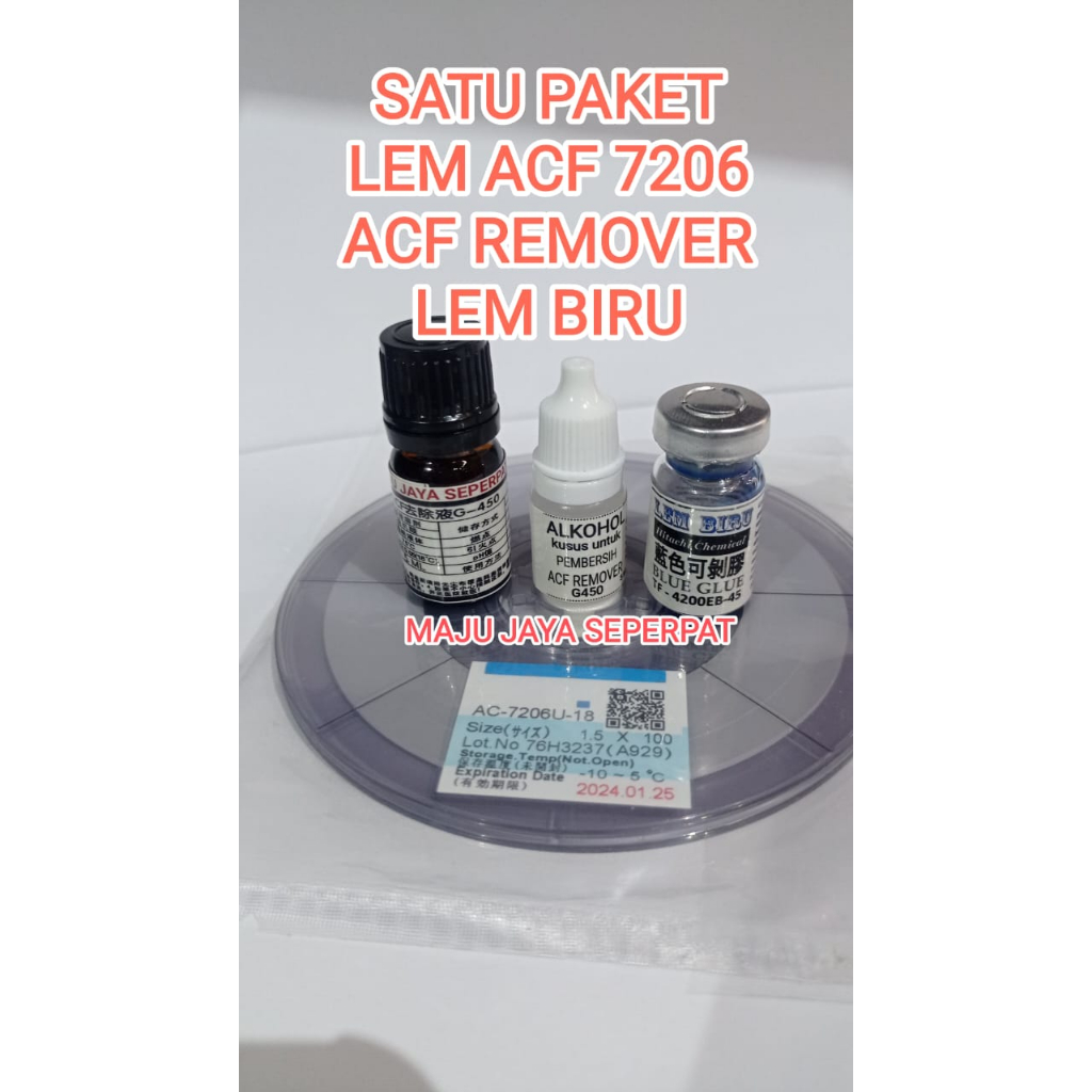 Jual Paket Lem Cair Atau Lem Acf Cof Ke Panel Tv Lcd Monitor Hp