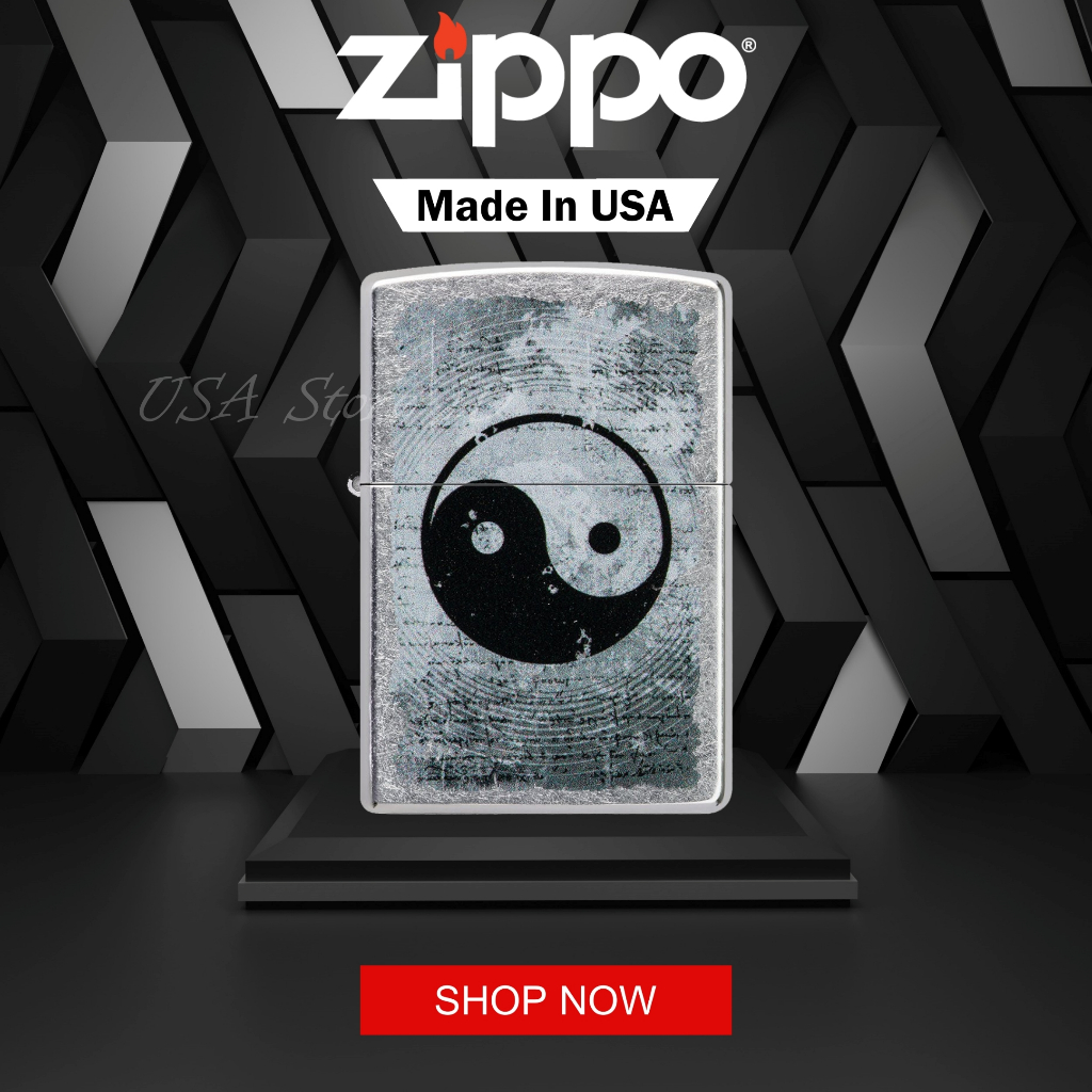 Jual Korek Api Zippo Yin Yang Design Original Made In Usa