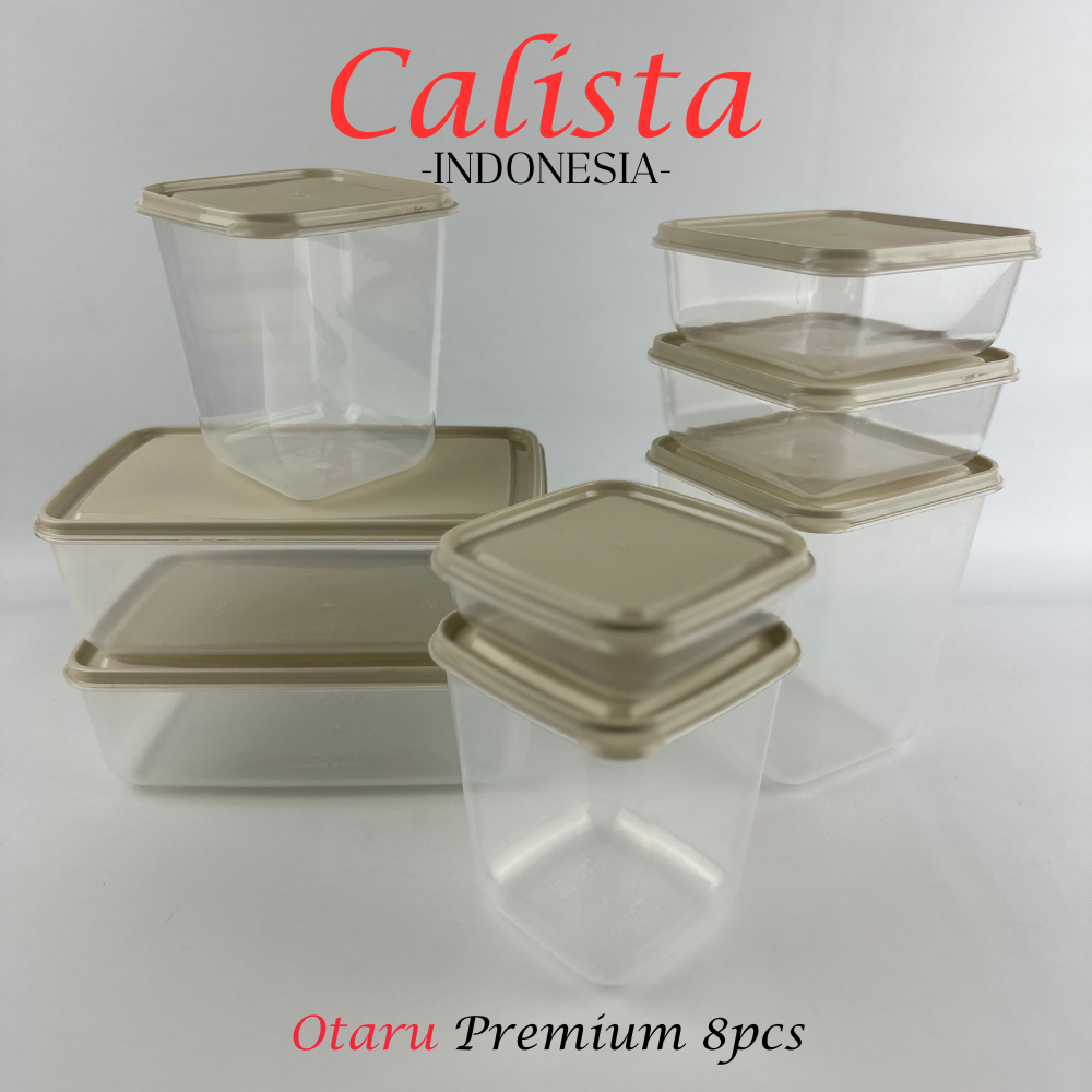 Jual Toples Plastik Calista Otaru Smoke Pcs Set Tempat Kotak Box