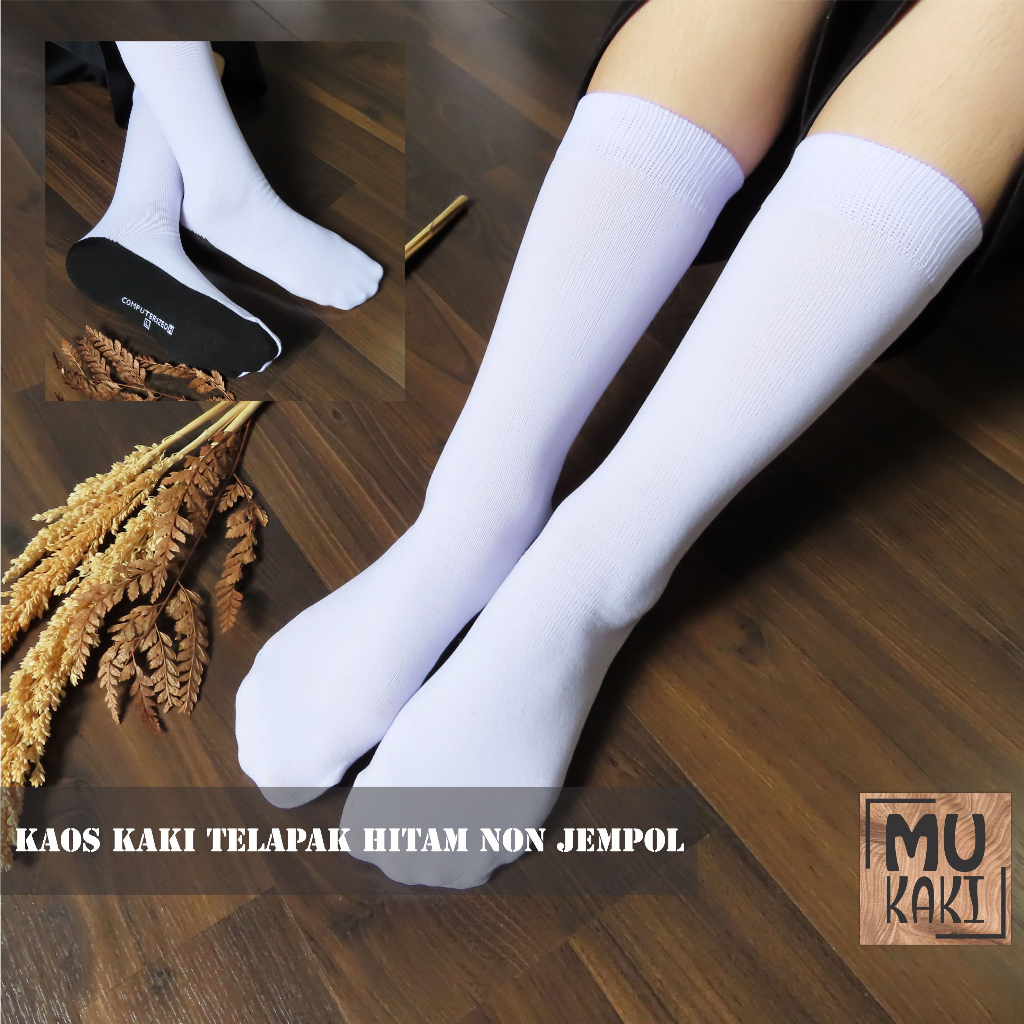 Jual Kaos Kaki Non Jempol Telapak Hitam Nylon Premium Mukaki Shopee