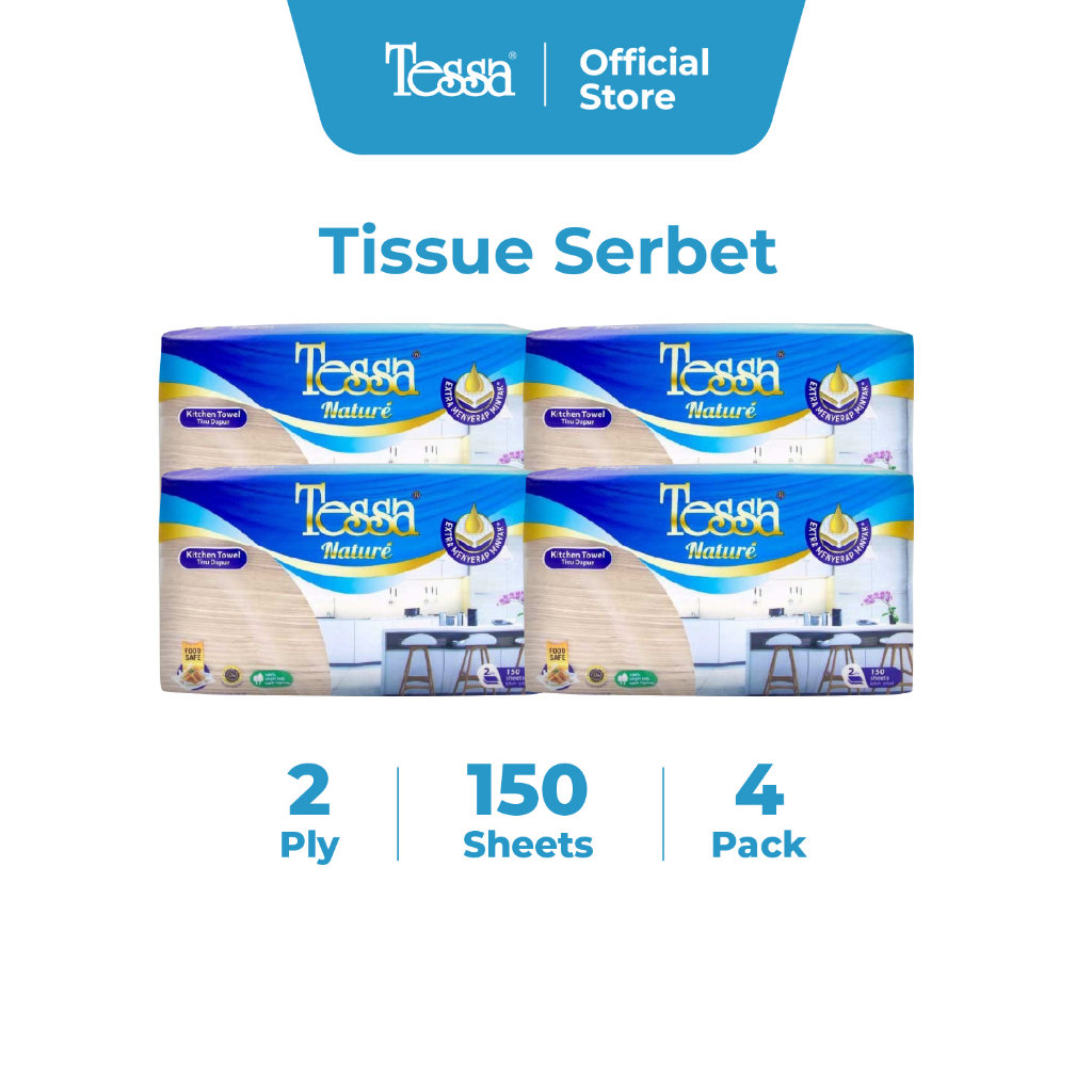 Jual Tissue Tessa Pack Nature Kitchen Towel Interfold S Ply