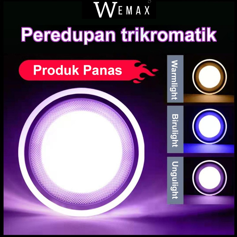 Jual Lampu Downlight 6watt Gold 3 Warna Kuning Biru Ungu Shopee Indonesia