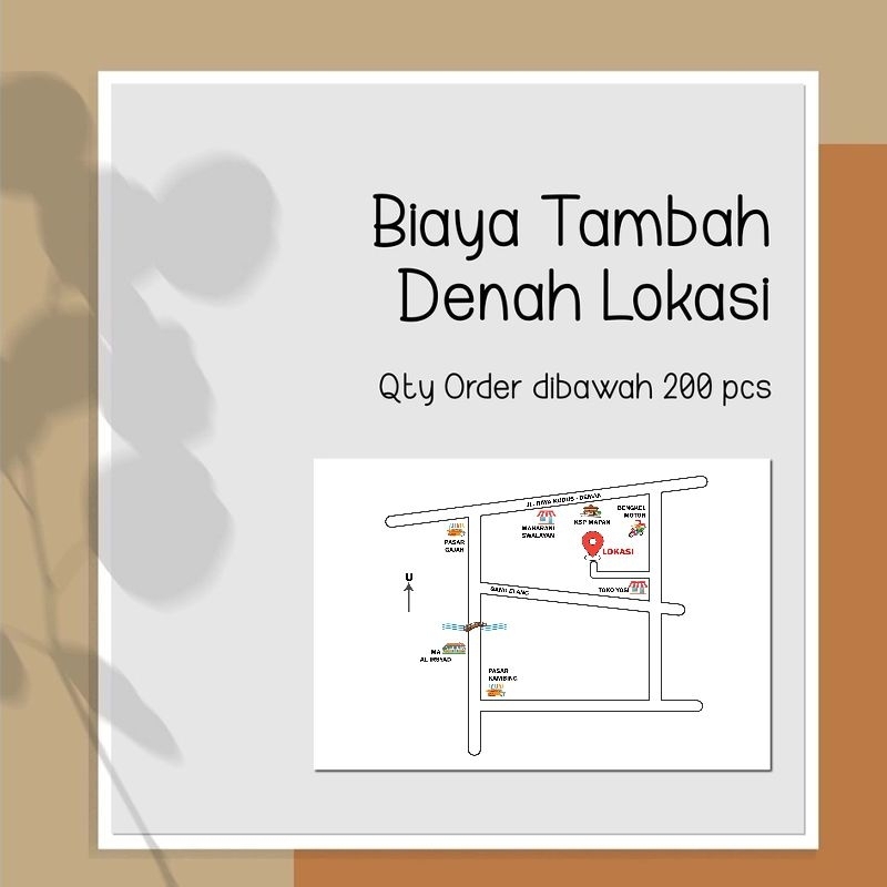 Jual Tambah Denah Lokasi Undangan Shopee Indonesia