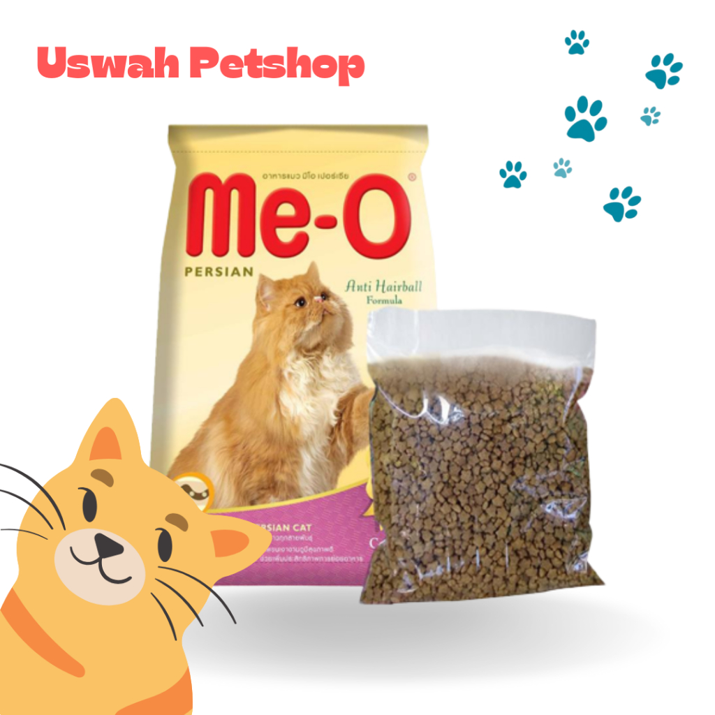 Jual Meo Persian Adult Anti Hairball Repack 500g 1kg Dryfood Kucing