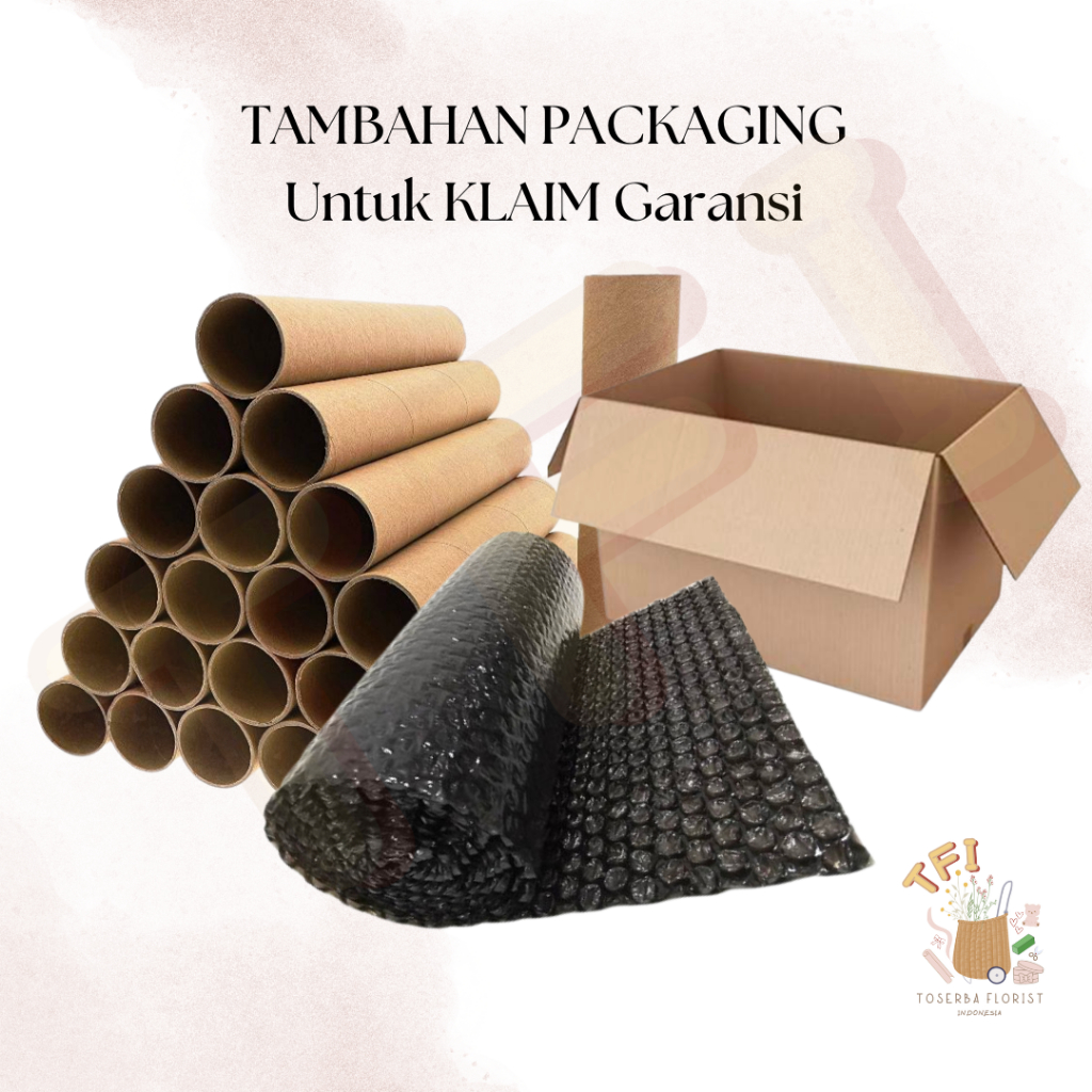 Jual Tambahan Kemasan PACKAGING Kardus Bubble Wrap Kardus Tabung