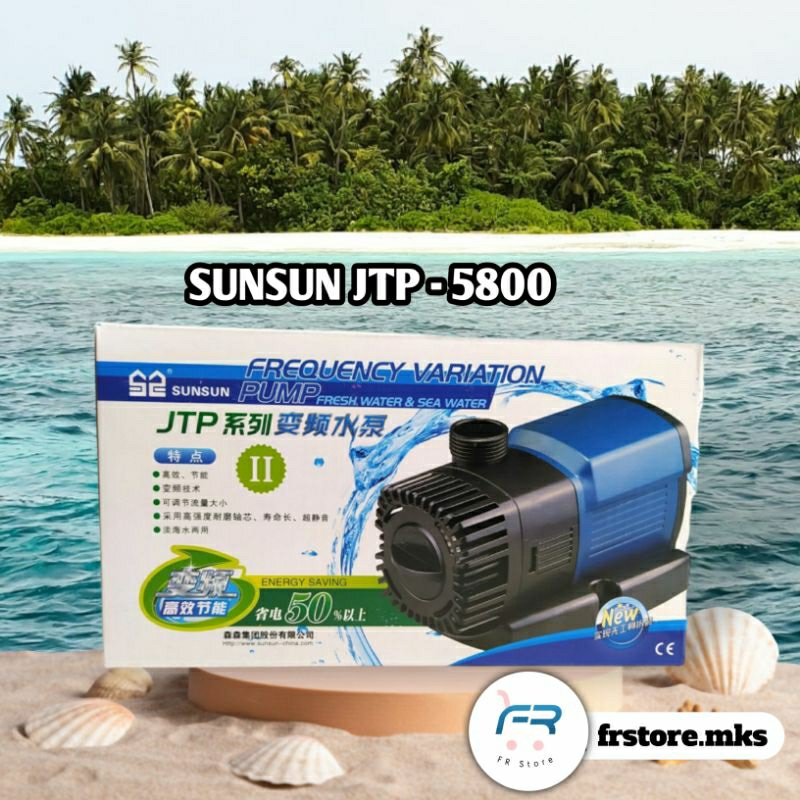 Jual SUNSUN JTP 5800 POMPA AIR CELUP KOLAM IKAN AQUARIUM Shopee