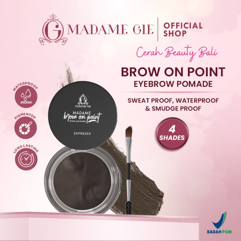 Jual Madame Gie Madame Brow On Point Eyebrow Pomade Cream Pensil Alis