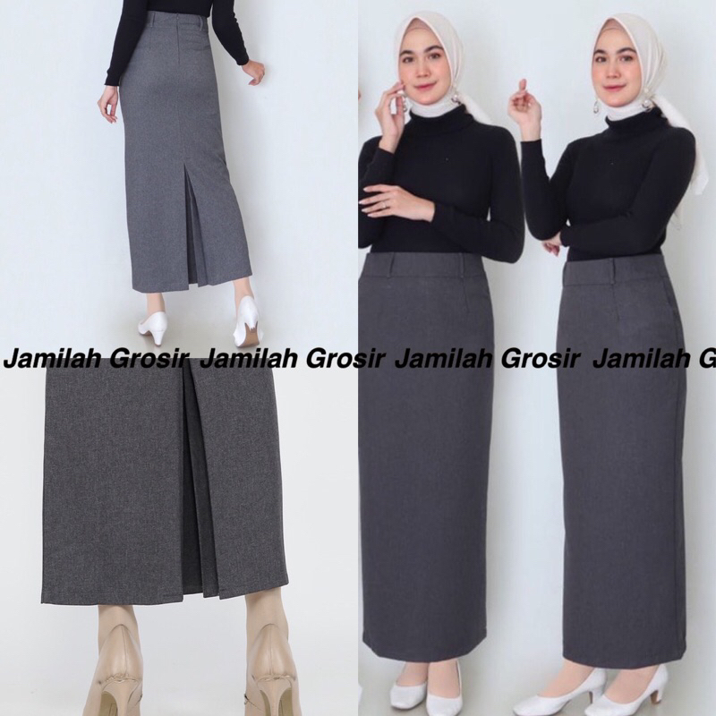 Jual Rok Kerja Wanita Bahan Wool Import Premium Shopee Indonesia