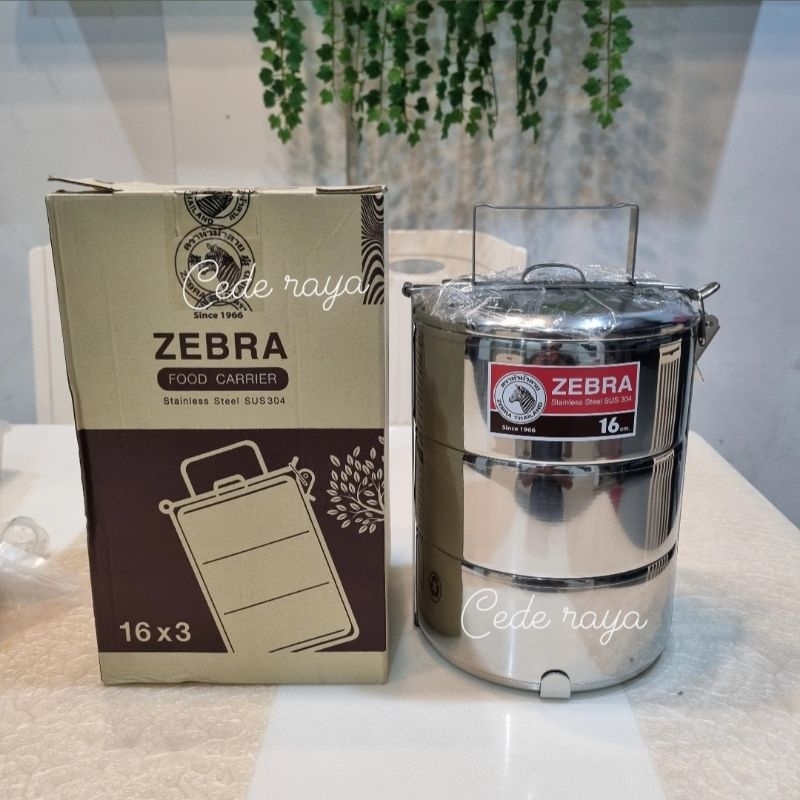 Jual Rantang Stainless Zebra Jepit Cm X Shopee Indonesia