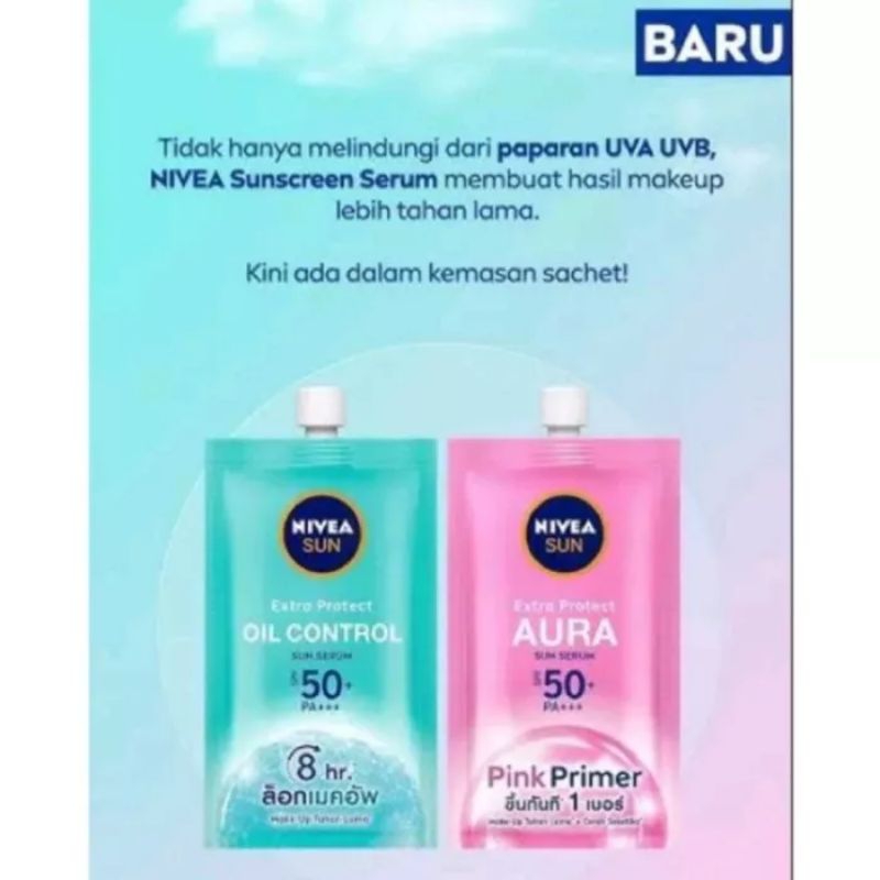 Jual Nivea Sun Extra Protect Serum Spf 50 Aura Oil Control 7ml