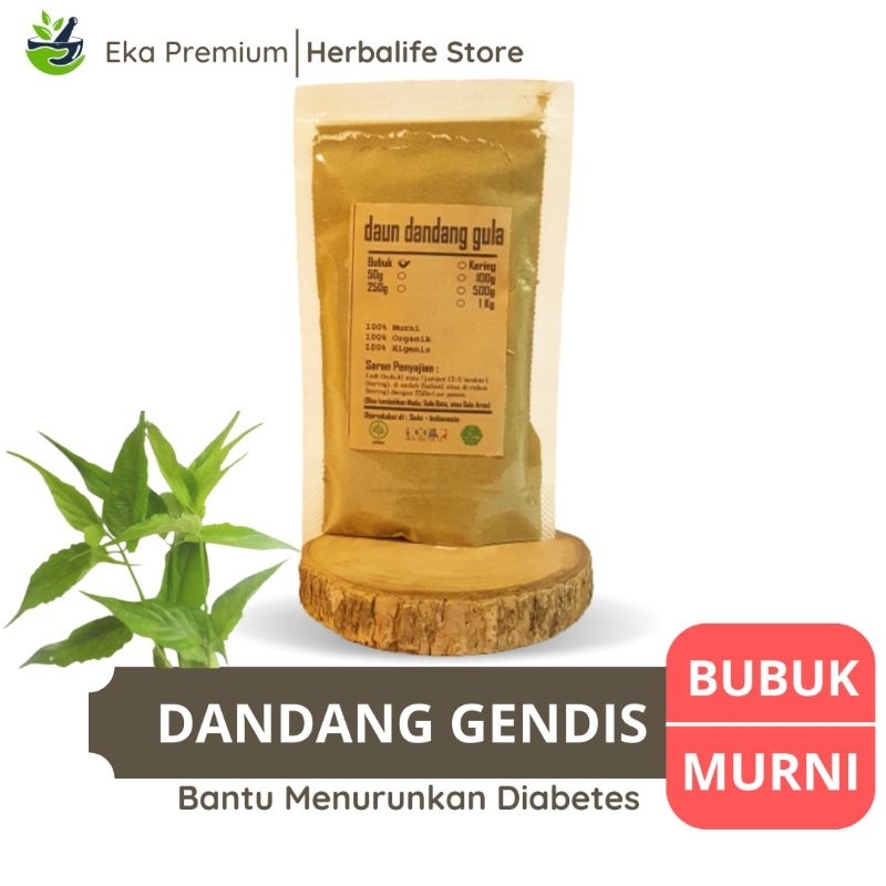 Jual Daun Dandang Gendis Bubuk Dandang Gula Kering Asli Ramuan Rempah