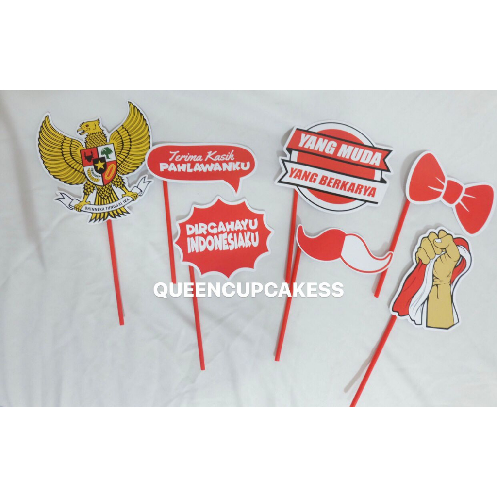 Jual Photo Props Dirgahayu Hut Ri Merah Putih Garuda Bendera Shopee