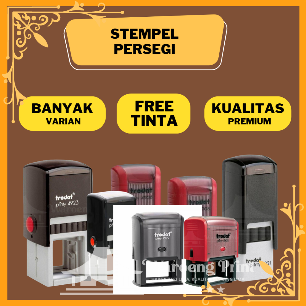 Jual STEMPEL TRODAT PERSEGI STEMPEL TRODAT STAMPEL TRODAT TRODAT