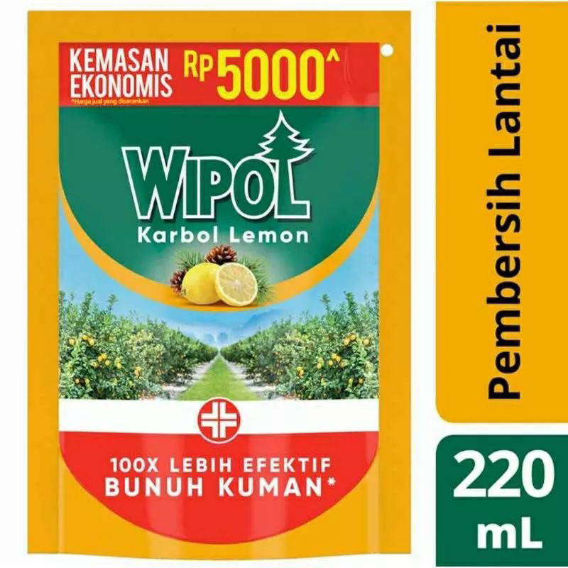 Jual Wipol Karbol Cemara Pembersih Lantai Desinfektan Murah 200 Ml