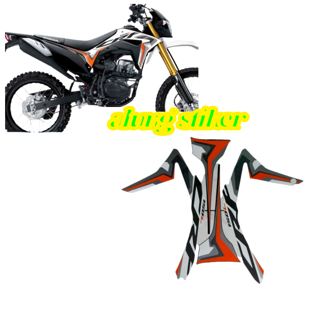 Jual Stiker Striping Lis Les Body Motor Crf L Putih Standar