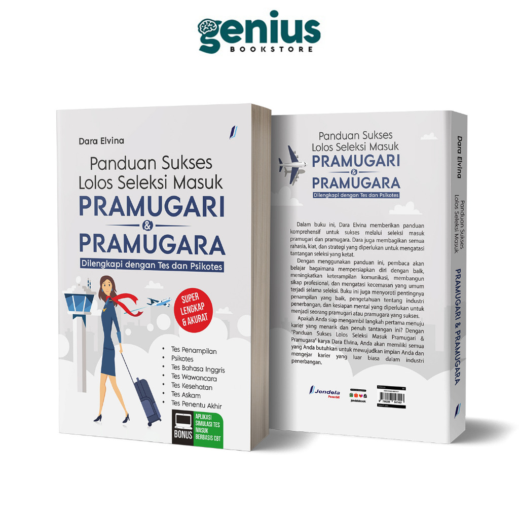 Jual Buku Panduan Sukses Lolos Seleksi Masuk Pramugari Pramugara