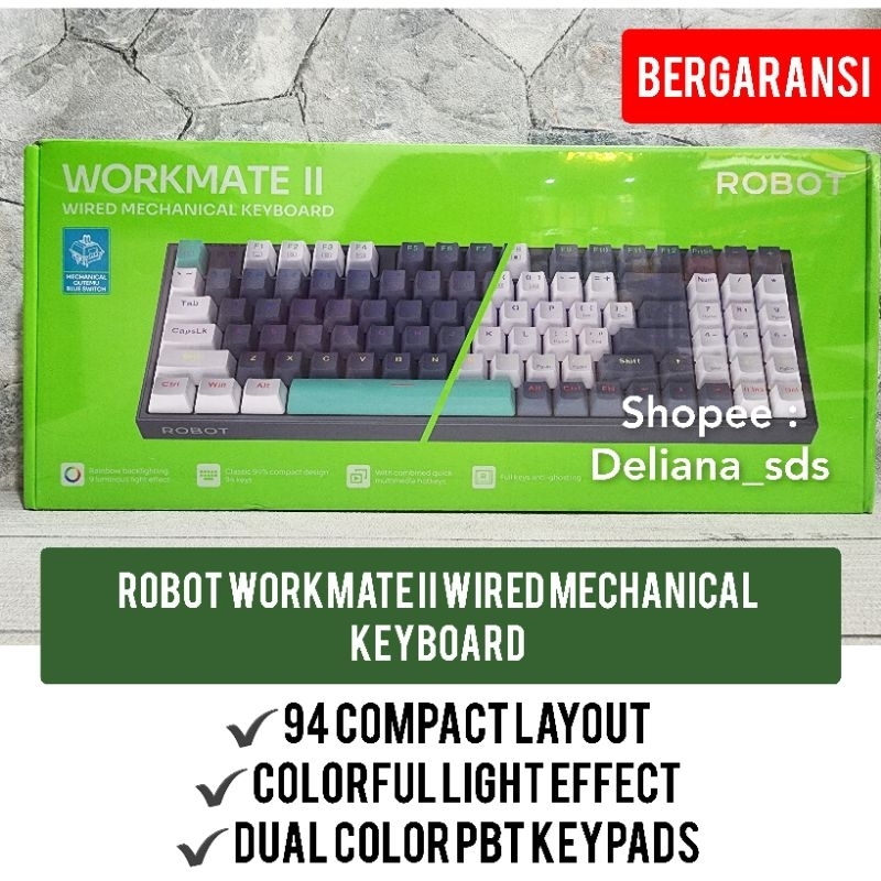 Jual Robot Keyboard Mechanical Workmate 2 Garansi Resmi 1 Tahun Robot