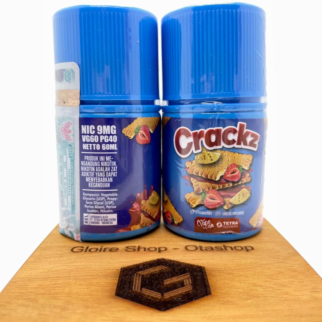 Jual Liquid Crackz V1 STRAWBERRY CHEESE CRACKERZ 60ML By Tetra Vape