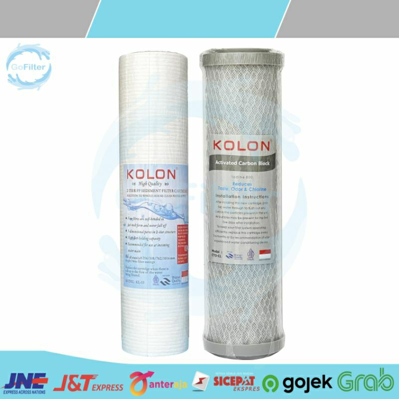 Jual Paket Refill Filter Air Tahap Sedimen Cto Kolon