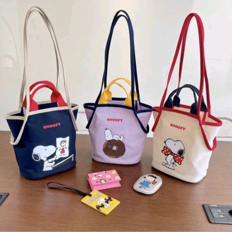 Jual Tas Snoopy Tas Snoopy 2 In 1 Tas Snoopy Lucu Tas Slempang