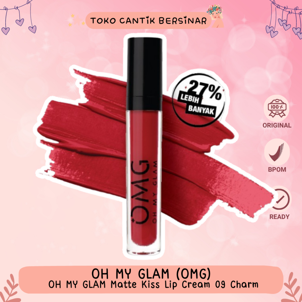 Jual Omg Oh My Glam Matte Kiss Lip Cream Lipstick Lipstik Lipcream