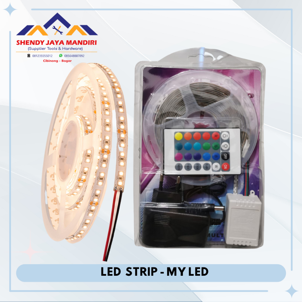 Jual Lampu LED Strip MY LED Blink 12v INDOOR Ledstrip My Led Blink RGB