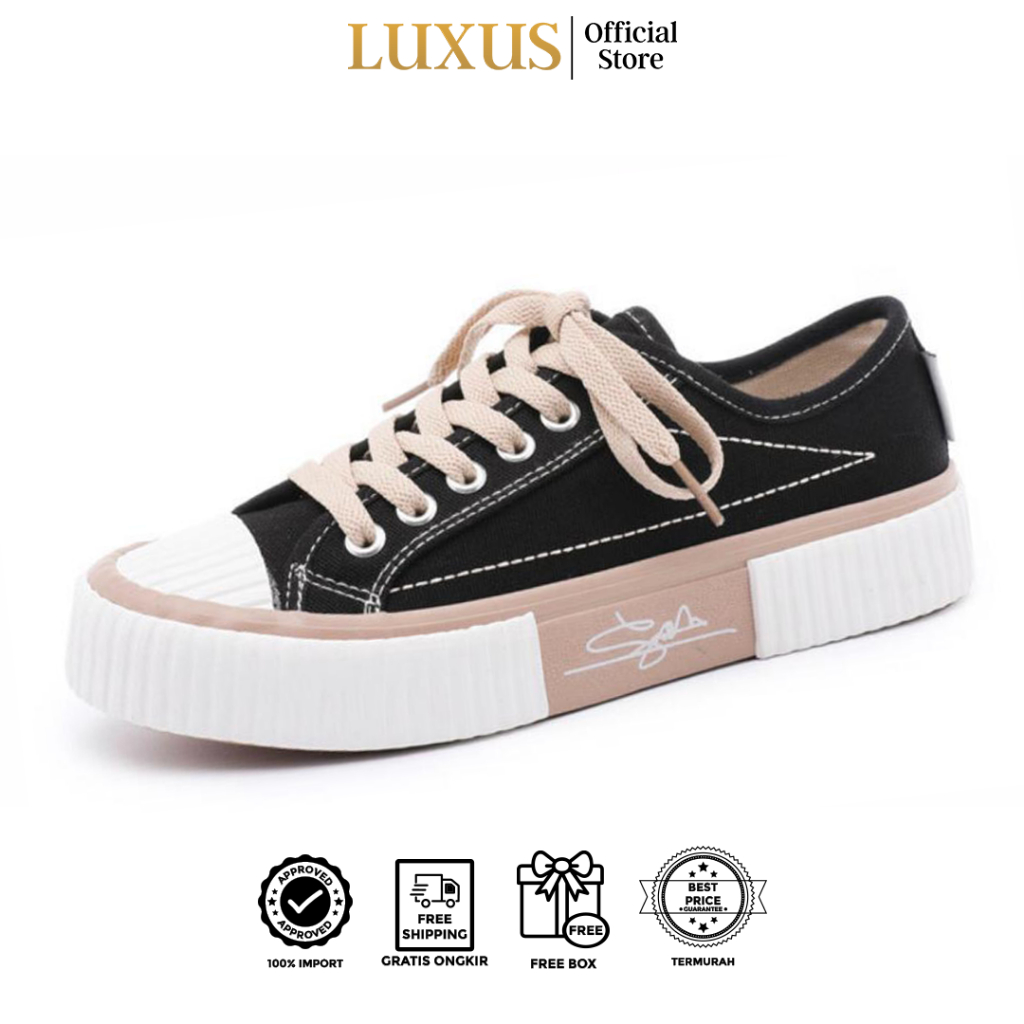 Jual Luxus Shinee Sepatu Sneakers Kanvas Import Korea Lxa Shopee