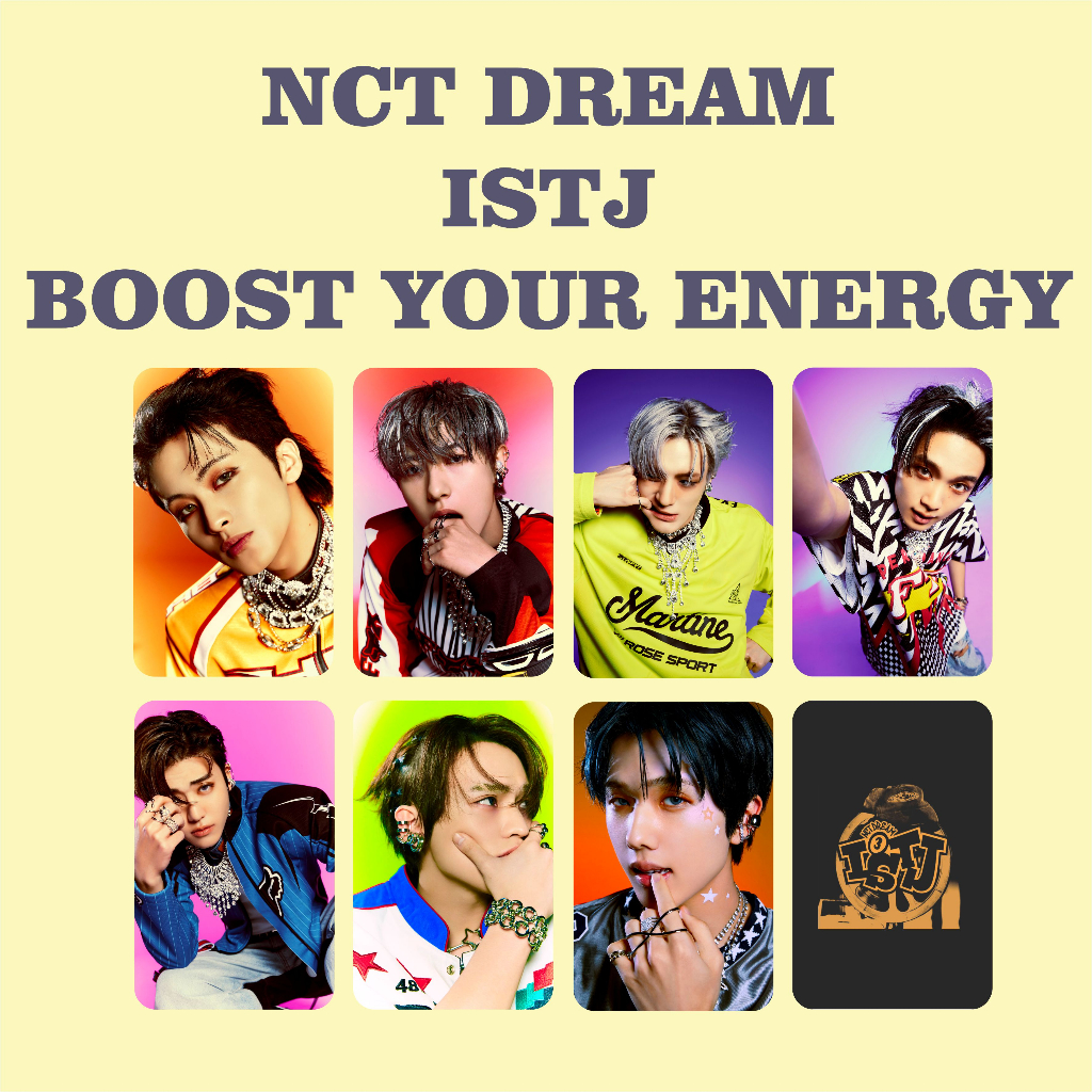 Jual Kukira Photocard Nct Dream Istj Album Boost Your Energy Concept