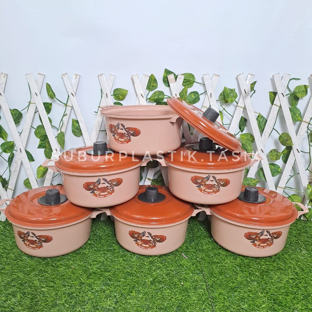 Jual Set Basi Panci Classic Plastik Isi Tutup Wadah Prasmanan