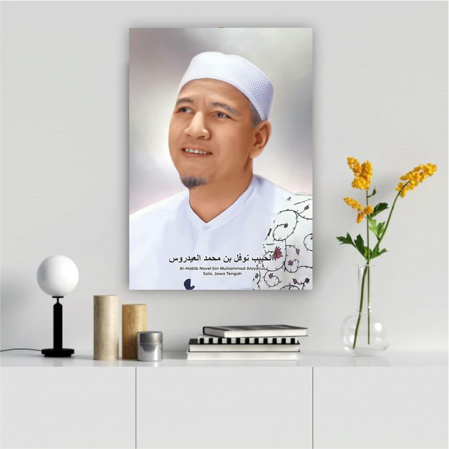 Jual Photo Bingkai Habib Novel Alaydrus Poster Ulama Habaib X