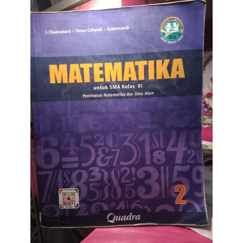 Jual Buku Matematika Peminatan Mipa Kelas Kelas Sma Quadra