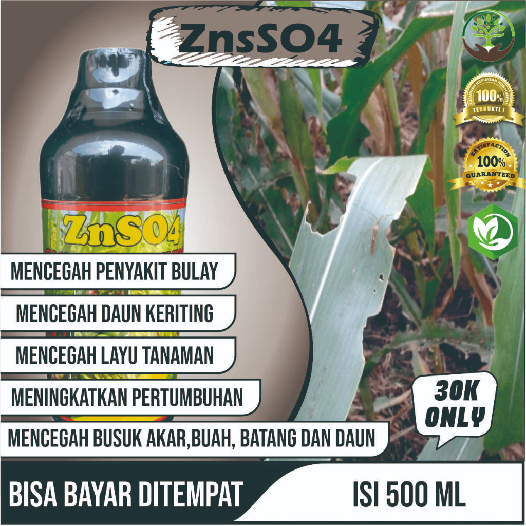 Jual Zn Cair Pupuk Znso Super Fertilizer Znso Ml Boron Dan