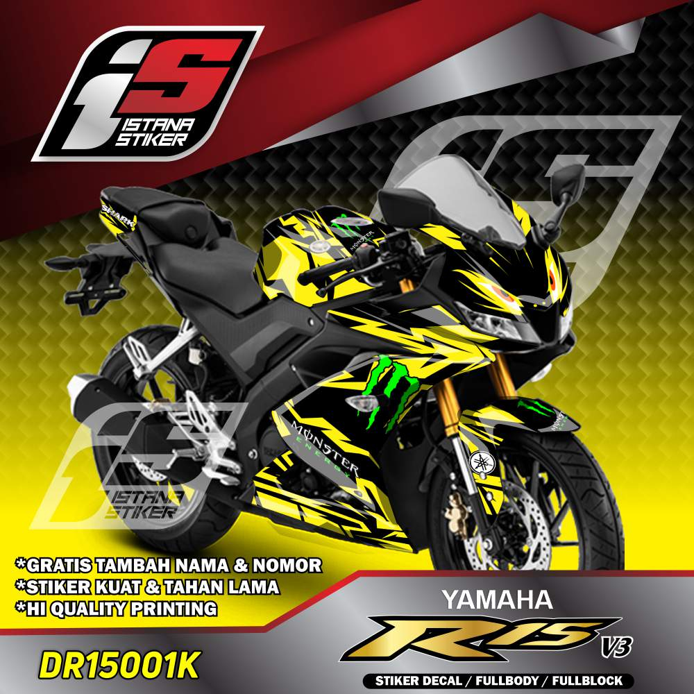 Jual Sticker Full Body R15 V3 Shopee Indonesia