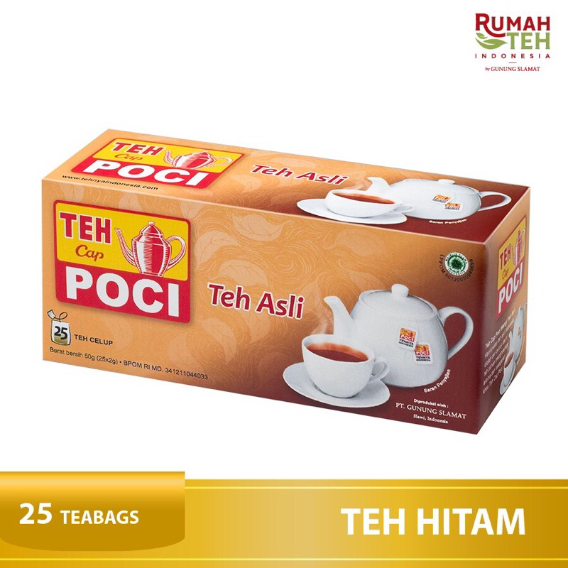 Jual Teh Celup Cap Poci Wangi Teh Asli 25 Bags Teh Poci Tea Bag