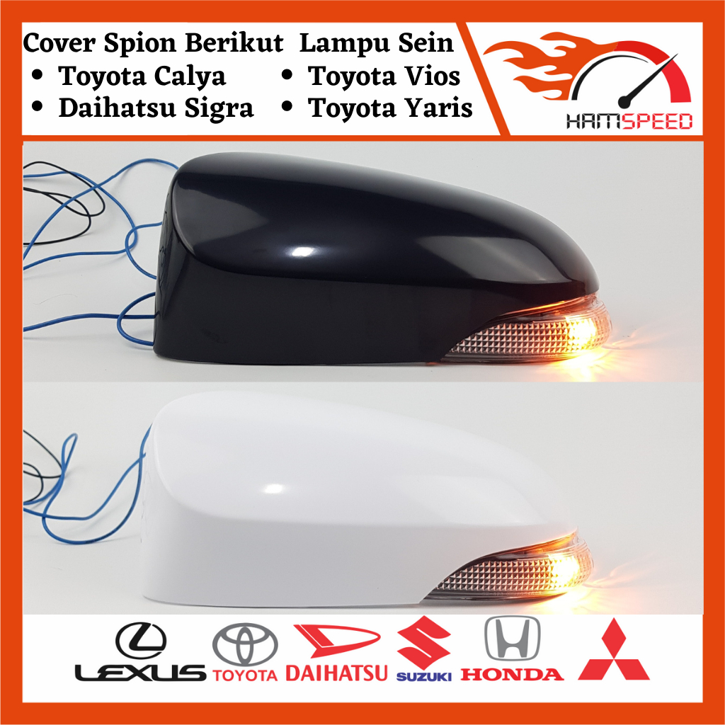 Jual Cover Spion Calya Sigra Yaris Vios Altis Camry Original Berikut