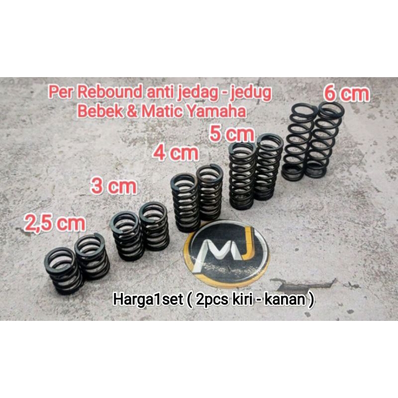 Jual PER SULING SHOCK DEPAN REBOUND ANTI JEDUK BEBEK DAN MATIC YAMAHA