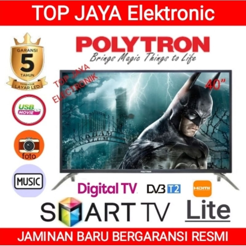 Jual Led Tv Polytron Inch Smart Tv New Series Shopee Indonesia