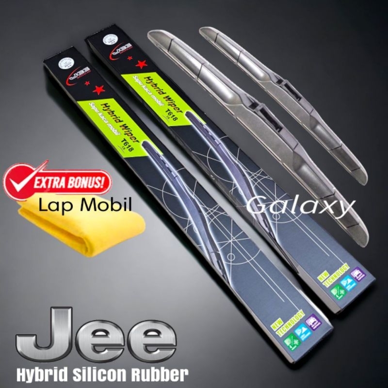 Jual Wiper Kipas Kaca Hybrid JEE Silicon Karet Asli Shopee Indonesia