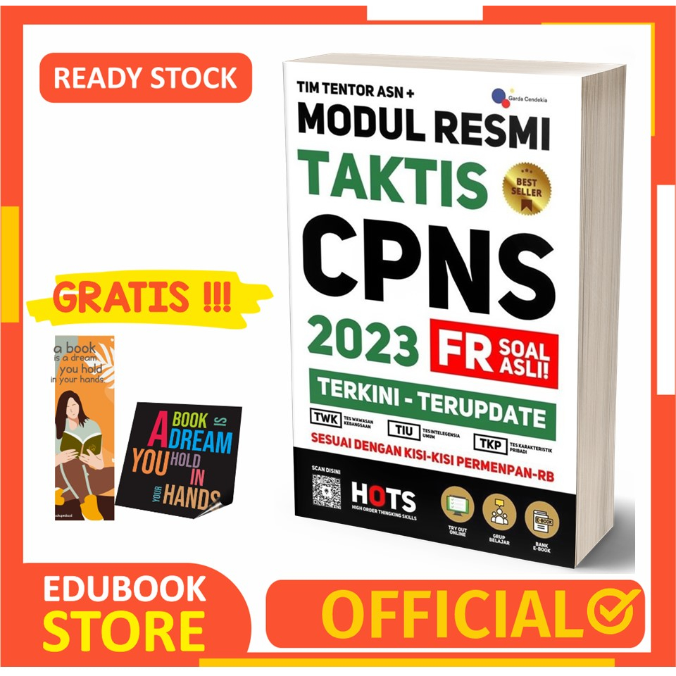 Jual BUKU BEST SELLER MODUL RESMI TAKTIS CPNS 2023 TERKINI TERUPDATE