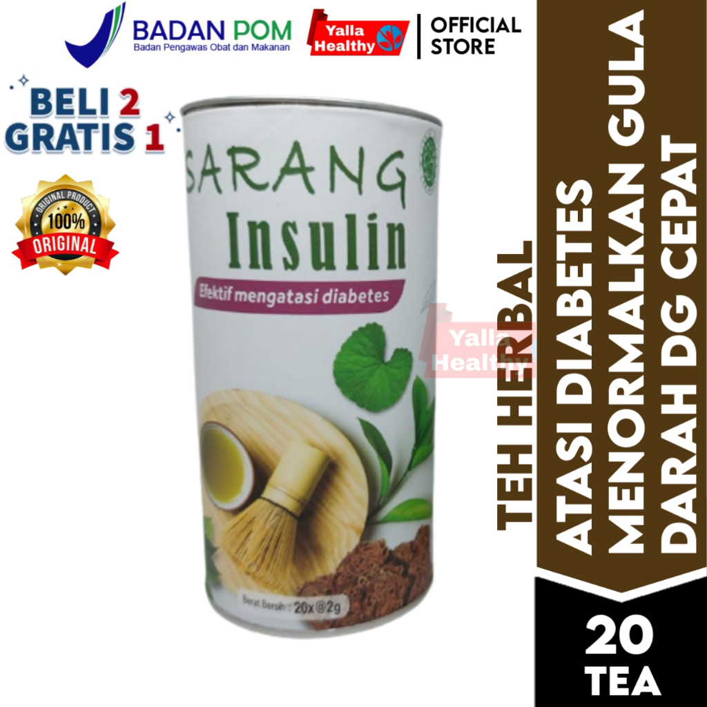 Jual Obat Diabetes Kencing Manis Herbal Teh Sarang Insulin Original