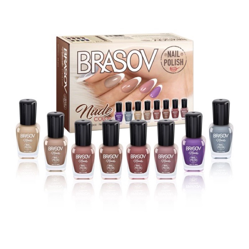 Jual Brasov Nail Polish Kutek Nude Color Ml Shopee Indonesia