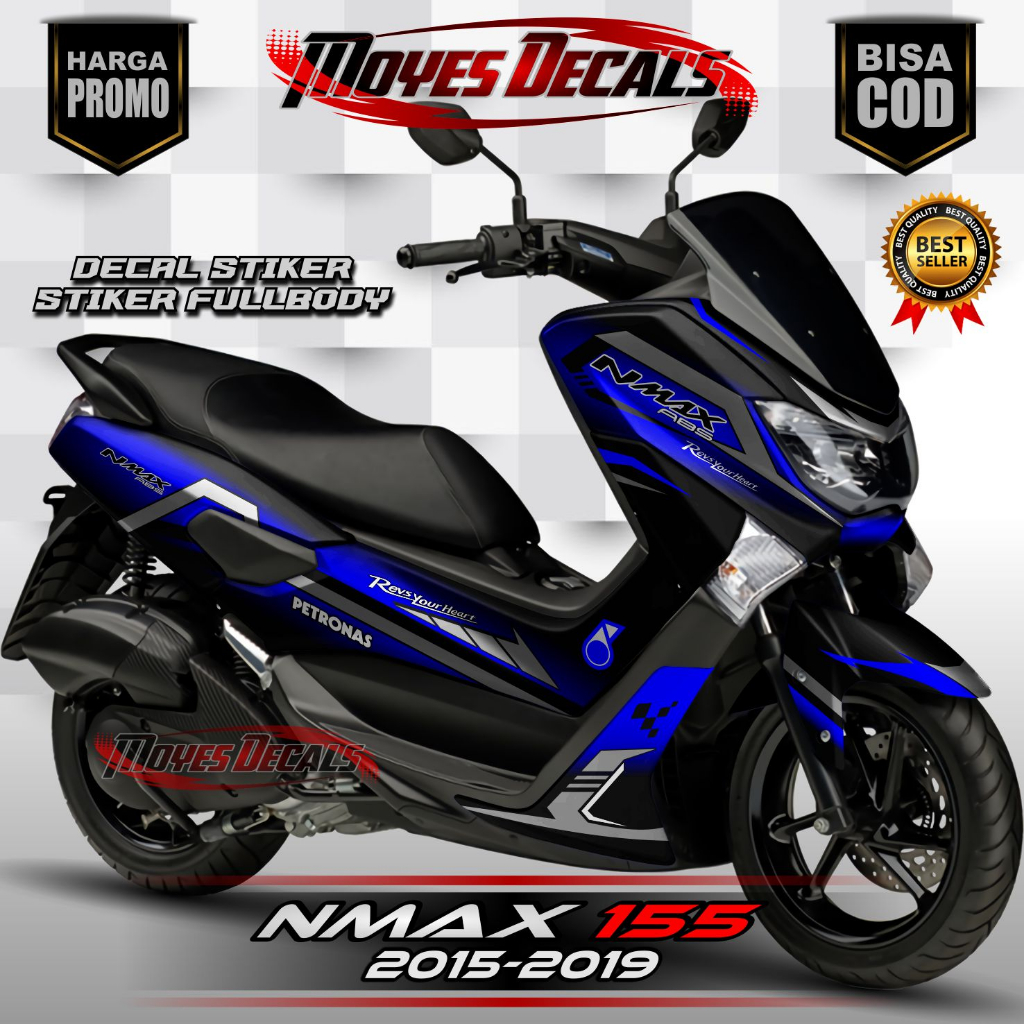 Jual SPARTAN STICKER STRIPING DECAL FULL BODY YAMAHA NMAX OLD MOTIF