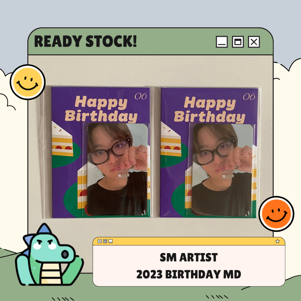 Jual Ready Stock Sm Artist Birthday Md Haechan Birthday Card