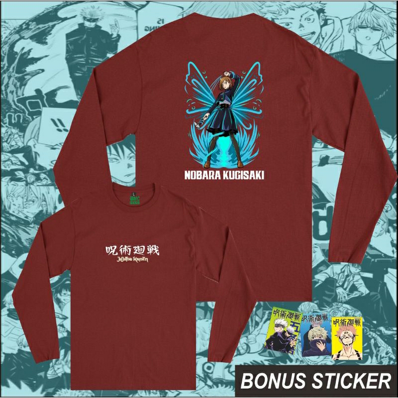 Jual Kaos Nobara Kugisaki Jujutsu Kaisen Anime Manga Jepang Lengan