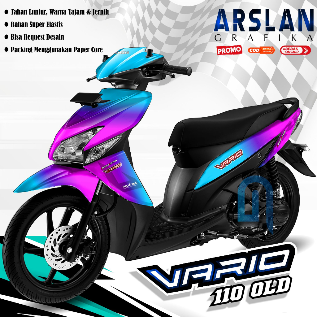 Jual Decal Vario Karbu Full Body Stiker Vario Karbu Full Body